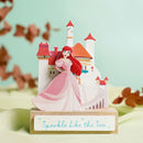 Disney Pastel Princess Ariel 'Sparkle Like The Sea' Mini Castle Plaque