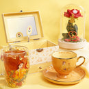 MAY PRE-ORDER Disney Pastel Princess Belle Tea Cup and Saucer Gift Boxed Set