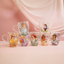 Disney Pastel Princess Cinderella Floral Decorative Glass Mug