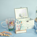 Disney Pastel Princess Cinderella Floral Decorative Glass Mug