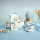 Disney Pastel Princess Cinderella 'Dreams Came True' Florals in a Cloche with Neon Light