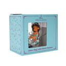 Disney Pastel Princess Jasmine Floral Decorative Glass Mug