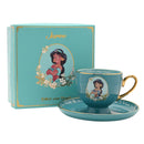Disney Pastel Princess Jasmine Tea Cup and Saucer Gift Boxed Set