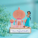Disney Pastel Princess Jasmine 'It's a Magical World' Mini Plaque