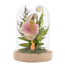 Disney Pastel Princess Moana 'Let Your Heart Sing' Florals in a Cloche with Neon Light