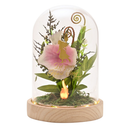 Disney Pastel Princess Moana 'Let Your Heart Sing' Florals in a Cloche with Neon Light