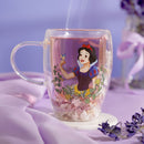Disney Pastel Princess Snow White Floral Decorative Glass Mug