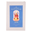 Disney Pastel Princess Snow White 'Lovely Little Songbird' Florals in a Cloche with Neon Light