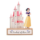 Disney Pastel Princess Snow White 'The Kindest of Them All' Castle Mini Plaque