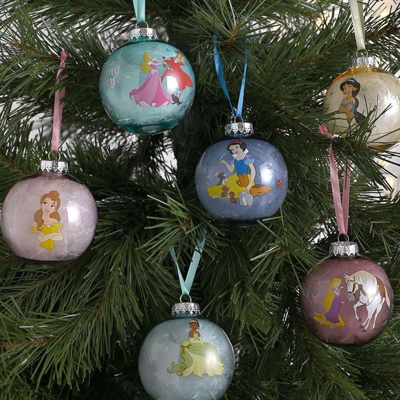 Ultimate Disney Bauble Collection – 5 Gift Box Sets (Princess, Villains, Mermaid, Beauty & the Beast & Alice in Wonderland)