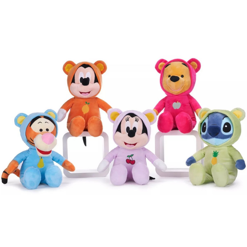 Disney Mickey Mouse Soft Toy in Fruity Teddy Bear Onesie 30cm