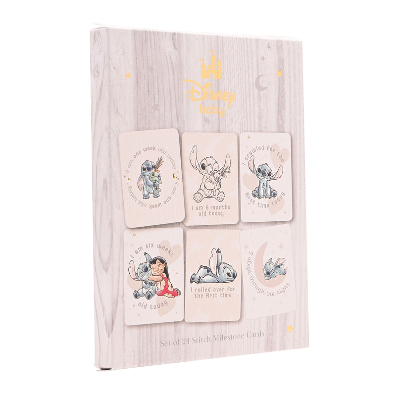Disney Stitch Baby Set of 24 Milestone Cards