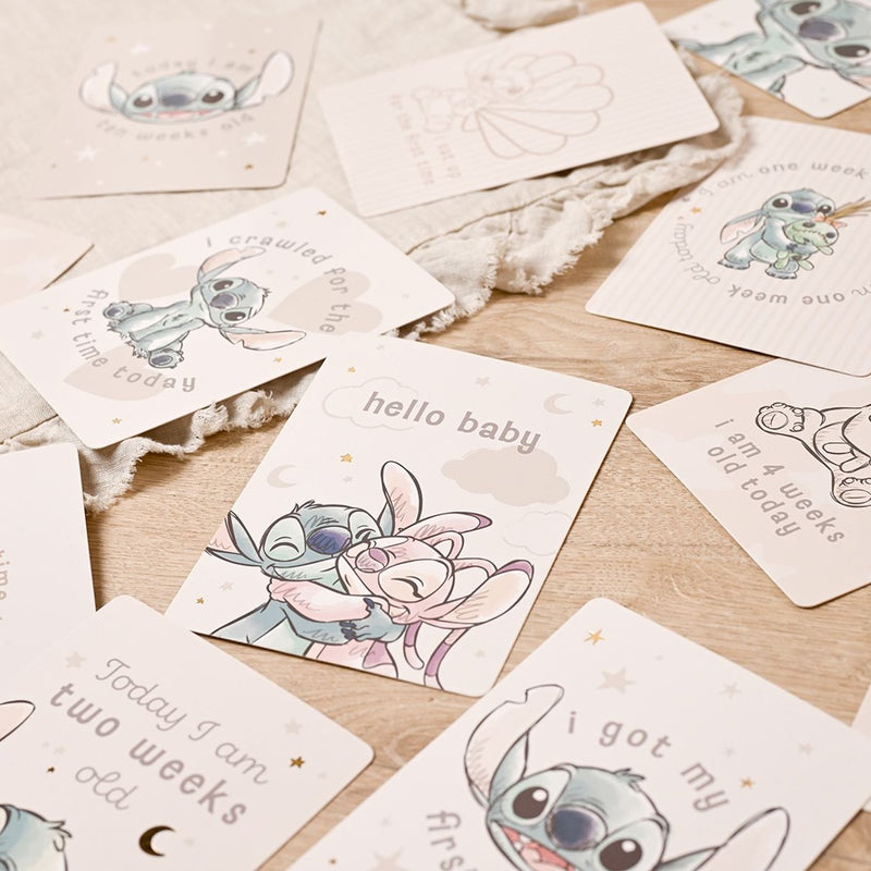 Disney Stitch Baby Set of 24 Milestone Cards