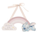 Disney Stitch Baby 'Dream Big Little One' Hanging Plaque