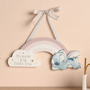 Disney Stitch Baby 'Dream Big Little One' Hanging Plaque
