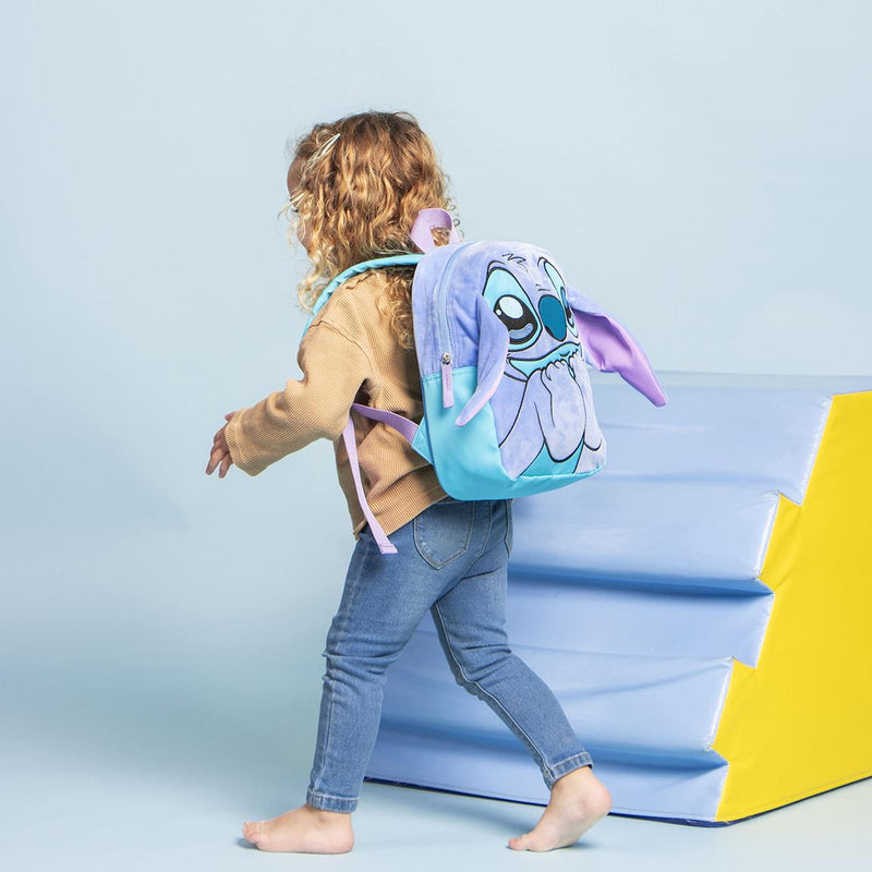 Disney Stitch Soft Textured Backpack - 28cm