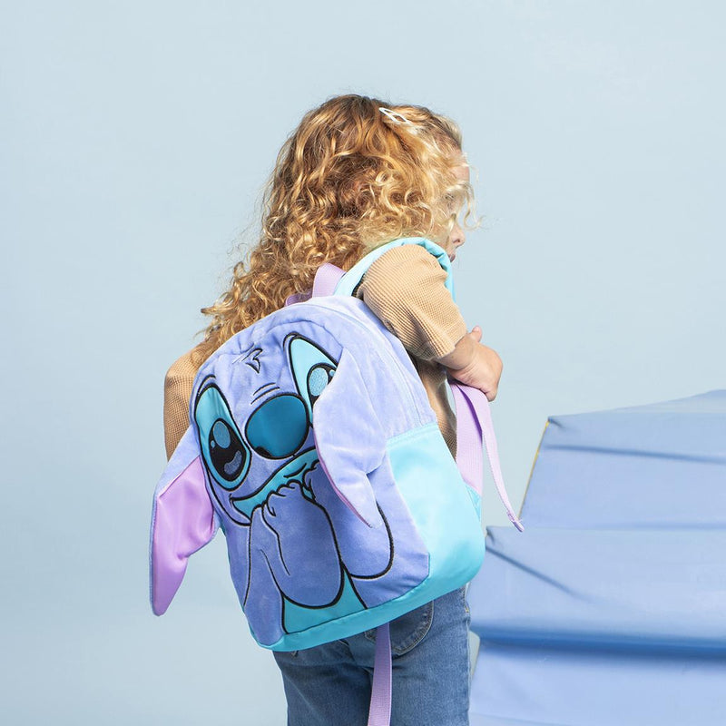Disney Stitch Soft Textured Backpack - 28cm