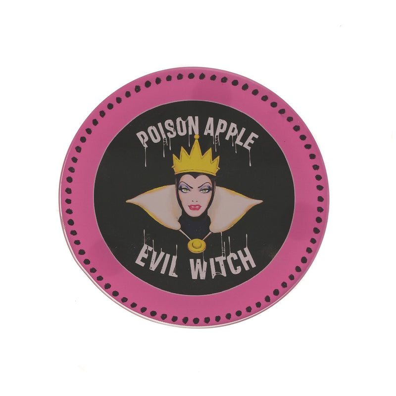 Disney Villains Set of 4 Glass Coasters (Maleficent, Evil Queen, Ursula and Cruella)