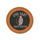 Disney Villains Set of 4 Glass Coasters (Maleficent, Evil Queen, Ursula and Cruella)