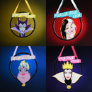 Disney Villains Hanging Plaques Set (Maleficent, Evil Queen, Cruella and Ursula)