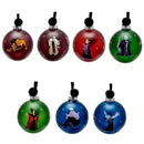 Disney Villains Set of 7 Wicked Pom Pom Baubles in Gift Box