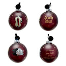 Disney Villains Set of 7 Wicked Pom Pom Baubles in Gift Box