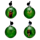 Disney Villains Set of 7 Wicked Pom Pom Baubles in Gift Box