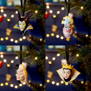 Disney Villains Set of Four Resin Hanging Decorations (Maleficent, Evil Queen, Cruella and Ursula)