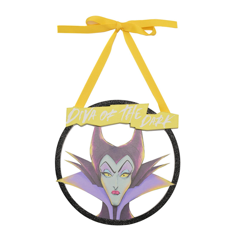 Disney Villains 'Diva of the Dark' Maleficent Hanging Plaque