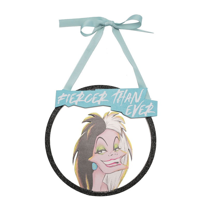 Disney Villains 'Fiercer Than Ever' Cruella Hanging Plaque