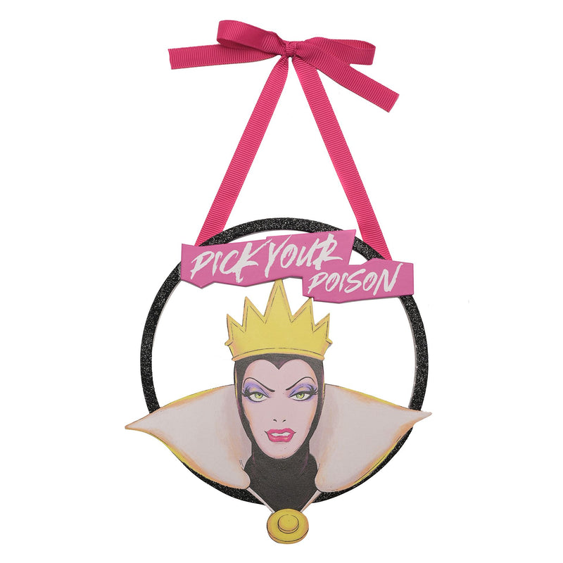 Disney Villains 'Pick Your Poison' Evil Queen Hanging Plaque