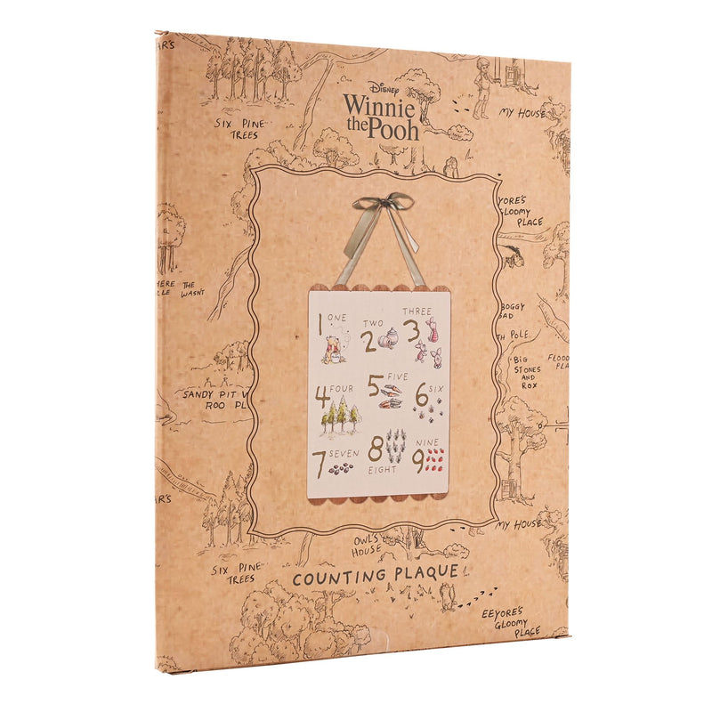 Disney Winnie The Pooh Wooden Hanging Counting Numbers Plaque