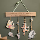 PRE-ORDER Disney Winnie The Pooh Wooden Hanging 'Let's Sit For a Bit' Plaque