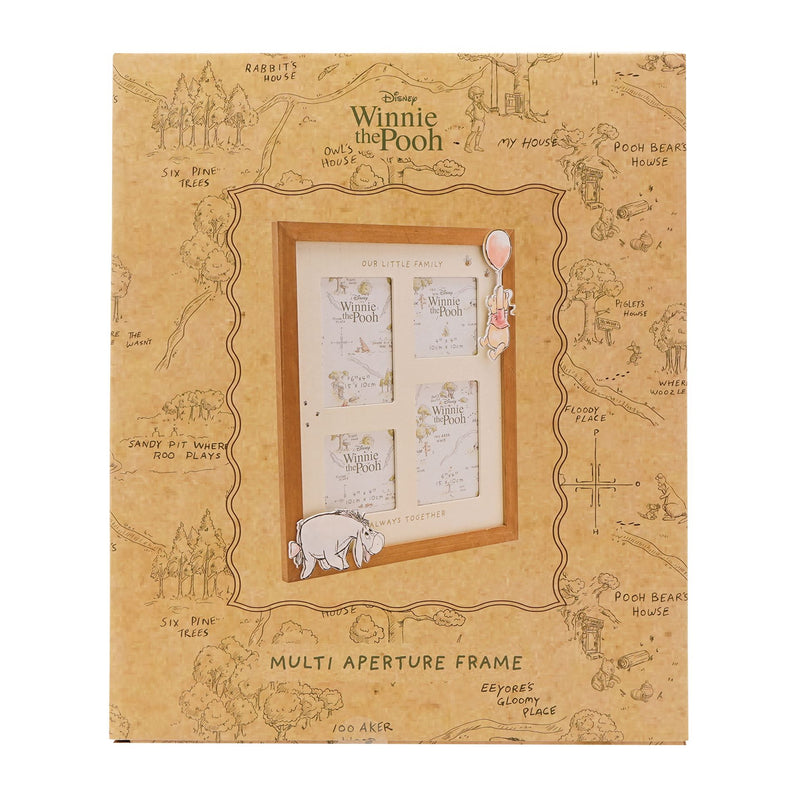 Disney Winnie The Pooh 'Our Little Family - Always Together' Multi-Aperture Frame