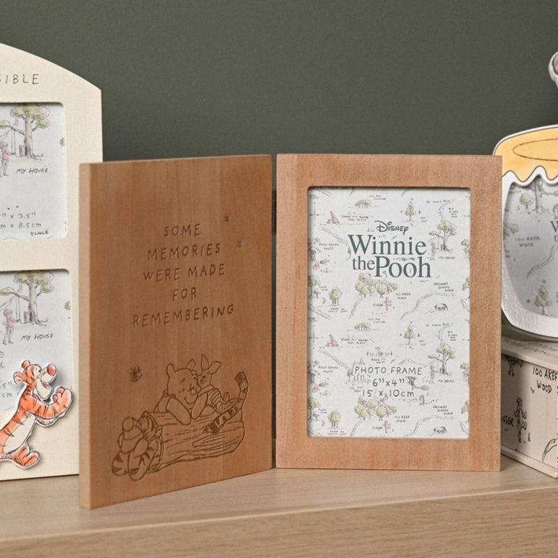 Disney Winnie The Pooh 'Some Memories Were Made for Remembering' Folding Photo Frame