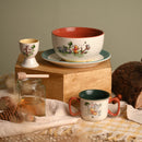 Disney Winnie the Pooh 4-Piece Ceramic Boxed Dinnerware Set