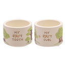 Disney Winnie the Pooh Resin Tooth & Curl Trinket Box Set