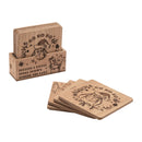 Disney Winnie the Pooh Set of 4 Wooden Christmas Coasters