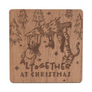 Disney Winnie the Pooh Set of 4 Wooden Christmas Coasters