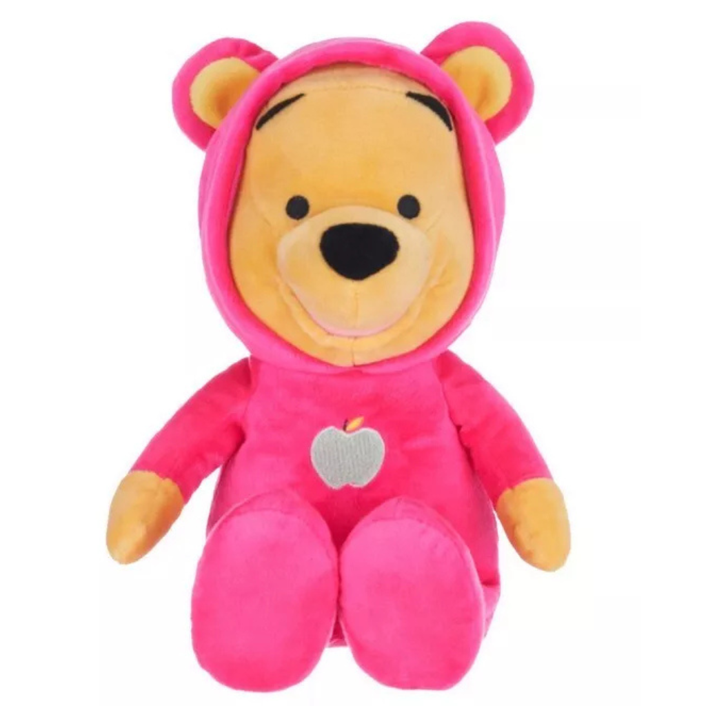Disney Winnie the Pooh Soft Toy in Fruity Teddy Bear Onesie 30cm