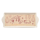 Disney Winnie the Pooh 'Together at Christmas' Rectangle Ceramic Serving Plate in Branded Box