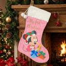 Disney Minnie Mouse 'My First Christmas' Pink Stocking