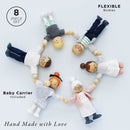 Wooden Dolls House Family – 7 Piece Posable Doll Set by Le Toy Van