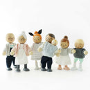 Wooden Dolls House Family – 7 Piece Posable Doll Set by Le Toy Van