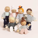 Wooden Dolls House Family – 7 Piece Posable Doll Set by Le Toy Van