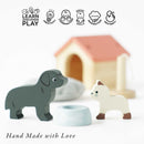 Wooden Dolls House Pet Set – 6 Piece Miniature Animal Accessories by Le Toy Van
