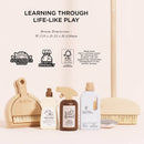 Eco-Friendly Wooden Cleaning Set – 7 Piece Pretend Play Household Cleaning Kit with Broom & Accessories by Le Toy Van