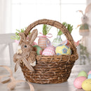 Eggs-traordinary Gifting Company Woven Basket With Bunny Character