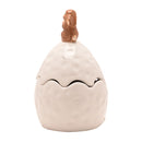 Eggs-traordinary Gifting Floral White Egg Trinket Box with Bunny Atop
