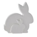 Eggs-traordinary Gifting LED Ceramic Mum and Baby Bunny Light - 15cm